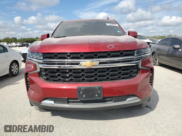 2021 Chevrolet Tahoe LS with VIN 1GNSCMKD7MR237939, listed as a Copart auction lot 71068894 with Not provided miles and Salvage title. Bid and sale history available at DreamBid. Image 5.