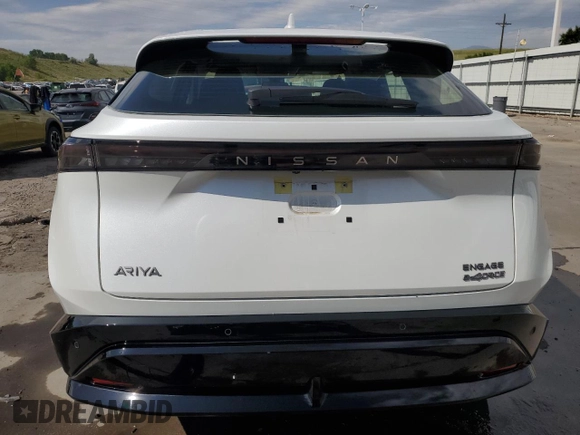 2024 Nissan ARIYA Engage с VIN JN1CF0BB8RM741256, выставлен на аукционе Copart как лот 62162325 с пробегом 6 549 миль миль и Списание • Salvage title. История ставок и продаж доступна на DreamBid. Изображение 6.