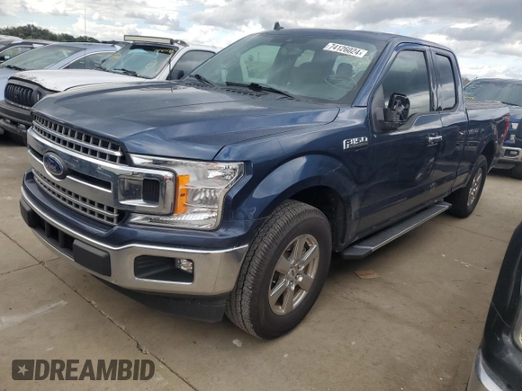 2020 Ford F-150 XL with VIN 1FTEX1C41LFA08812, listed as a Copart auction lot 74126024 with Not provided miles and Non repairable. Bid and sale history available at DreamBid. Image 1.