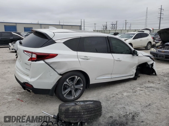 2024 Acura RDX w/Advance Package with VIN 5J8TC2H72RL012715, listed as a Copart auction lot 72813804 with 3,737 mi miles and Salvage Title. Bid and sale history available at carsss.com. Image 3.