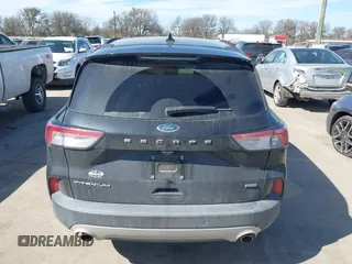 2020 Ford Escape Titanium Hybrid with VIN 1FMCU0DZ9LUC08090, listed as a IAAI auction lot 41674697 with 43,586 mi miles and . Bid and sale history available at DreamBid. Image 16.