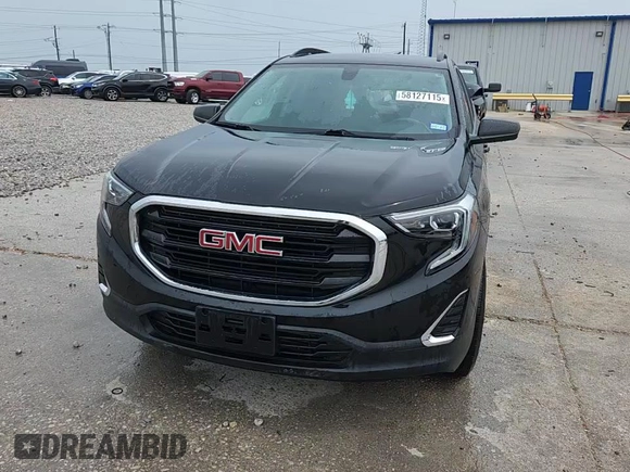 2019 GMC Terrain SLE with VIN 3GKALMEVXKL154684, listed as a Copart auction lot 58127115 with 94,865 mi miles and Salvage title. Bid and sale history available at DreamBid. Image 14.
