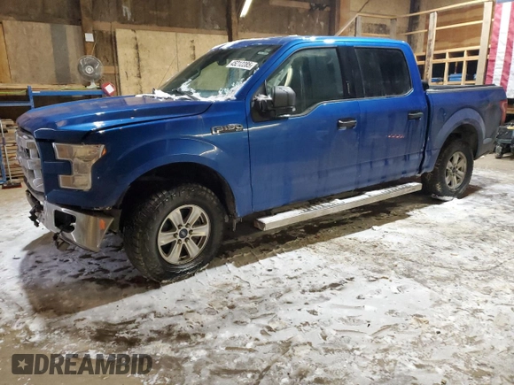 2015 Ford F-150 XLT with VIN 1FTEW1EF7FKE00061, listed as a Copart auction lot 45212285 with 173,509 mi miles and Salvage Title. Bid and sale history available at DreamBid. Image 1.