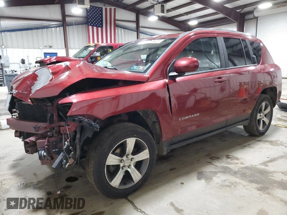 2016 Jeep Compass High Altitude с VIN 1C4NJCEAXGD806825, выставлен на аукционе Copart как лот 53179625 с пробегом Не указан миль и Списание • Salvage title. История ставок и продаж доступна на DreamBid. Изображение 1.