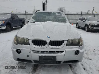 2005 BMW X3 3.0i with VIN WBXPA93445WD07826, listed as a Copart auction lot 88042075 with 0 mi miles and Salvage Title. Bid and sale history available at carsss.com. Image 5.