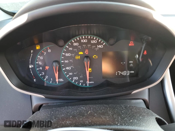 2018 Chevrolet Sonic LT z VIN 1G1JD6SB5J4118848, wystawiony jako Copart lot #83615174 z przebiegiem 17 483 mil mil oraz Szkoda całkowita • Salvage title. Historia ofert i sprzedaży dostępna na DreamBid. Obrazek 9.