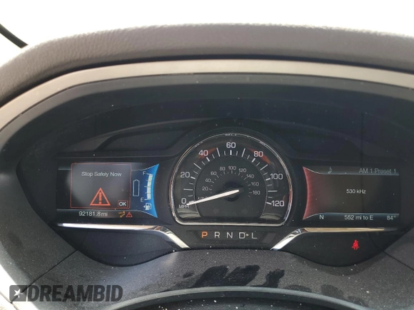 2015 Lincoln MKZ Hybrid with VIN 3LN6L2LU0FR603241, listed as a Copart auction lot 60703135 with 92,181 mi miles and Clean title. Bid and sale history available at DreamBid. Image 9.