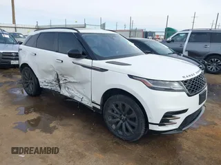 2019 Land Rover Range Rover Velar R-Dynamic SE with VIN SALYL2EX0KA216335, listed as a IAAI auction lot 41191961 with 49,603 mi miles. Bid and sale history available at carsss.com. Image 1.