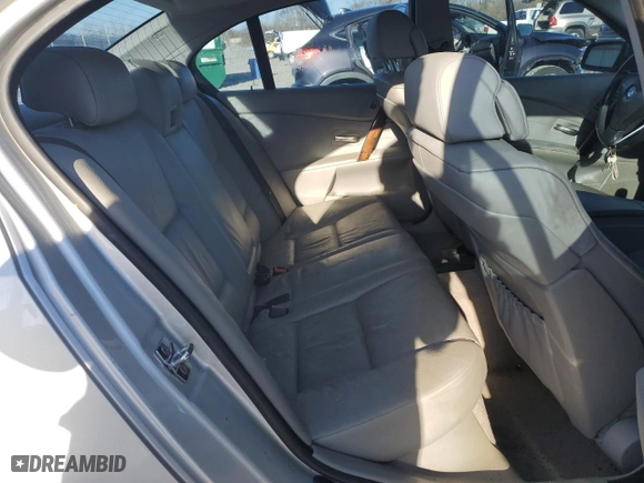 2005 BMW 5 Series 530i with VIN WBANA73585B816112, listed as a Copart auction lot 86189394 with 221,964 mi miles and Salvage Title. Bid and sale history available at carsss.com. Image 11.