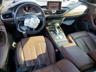 2015 Audi A6 with VIN WAUHMBFC1FN027544, listed as a Copart auction lot 53960404 with 104,428 mi miles and Salvage title. Bid and sale history available at DreamBid. Image 8.