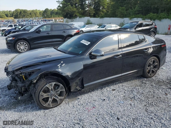 2021 Kia Stinger GT-Line with VIN KNAE15LA3M6097716, listed as a Copart auction lot 61533084 with 36,796 mi miles and Salvage Title. Bid and sale history available at carsss.com. Image 1.