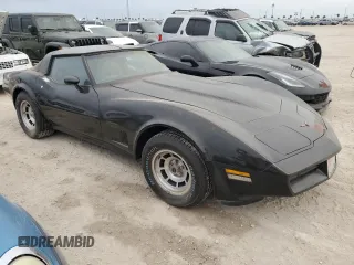 1981 Chevrolet Corvette with VIN 1G1AY8765BS415756, listed as a Copart auction lot 76858154 with 68,139 mi miles and Salvage Title. Bid and sale history available at carsss.com. Image 4.