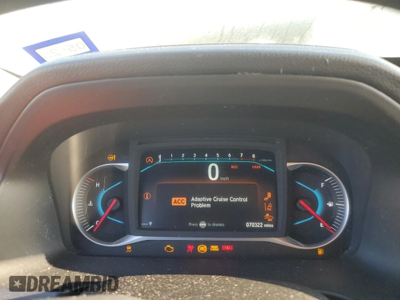 2020 Honda Pilot Touring 8-Passenger with VIN 5FNYF5H97LB009821, listed as a Copart auction lot 70979274 with 70,322 mi miles and Salvage Title. Bid and sale history available at DreamBid. Image 9.