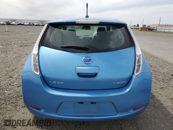 2013 Nissan LEAF SV with VIN 1N4AZ0CP0DC418510, listed as a Copart auction lot 56605165 with 101,509 mi miles and Salvage title. Bid and sale history available at DreamBid. Image 6.