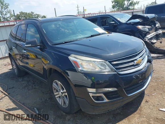 2015 Chevrolet Traverse LT with VIN 1GNKVHKD3FJ153829, listed as a IAAI auction lot 40208737 with 177,593 mi miles and . Bid and sale history available at DreamBid. Image 1.