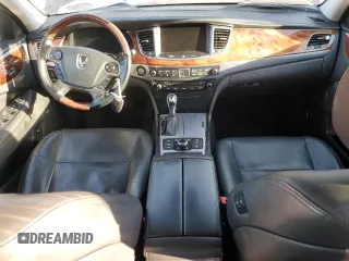 2016 Hyundai Equus Ultimate with VIN KMHGH4JH2GU101008, listed as a Copart auction lot 48182445 with 110,423 mi miles and Salvage Title. Bid and sale history available at DreamBid. Image 8.