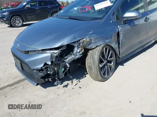 2020 Toyota Corolla SE with VIN JTDS4RCE5LJ015388, listed as a IAAI auction lot 41705544 with 87,322 mi miles and . Bid and sale history available at DreamBid. Image 6.
