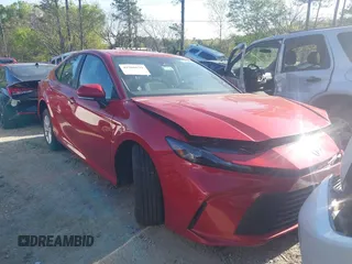 2025 Toyota Camry LE with VIN 4T1DAACK1SU042282, listed as a IAAI auction lot 41986639 with Not Provided miles and . Bid and sale history available at DreamBid. Image 12.