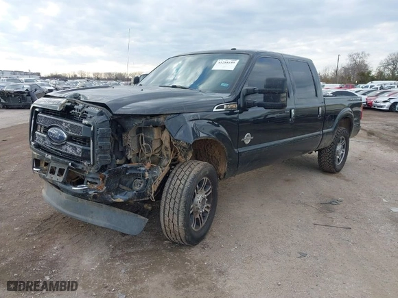 2015 Ford Super Duty F-250 SRW Lariat with VIN 1FT7W2BTXFEA69113, listed as a IAAI auction lot 41288189 with 280,583 mi miles. Bid and sale history available at carsss.com. Image 2.