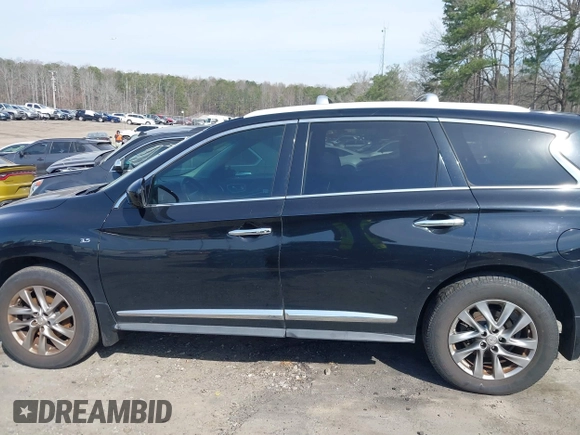 2015 Infiniti QX60 with VIN 5N1AL0MM2FC532247, listed as a IAAI auction lot 41693989 with 122,272 mi miles and . Bid and sale history available at DreamBid. Image 14.