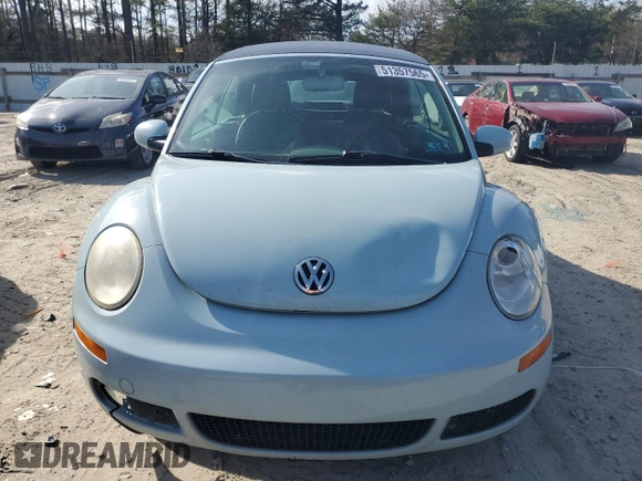 2006 Volkswagen Beetle z VIN 3VWRF31YX6M332610, wystawiony jako Copart lot #51357565 z przebiegiem 163 314 mil mil oraz Szkoda całkowita • Salvage title. Historia ofert i sprzedaży dostępna na DreamBid. Obrazek 5.