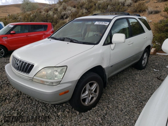 2002 Lexus RX 300 with VIN JTJHF10U320250343, listed as a Copart auction lot 71876754 with 244,687 mi miles and Clean Title. Bid and sale history available at carsss.com. Image 1.