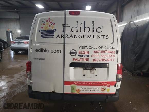 2015 Nissan NV200 S with VIN 3N6CM0KN5FK697416, listed as a Copart auction lot 52346025 with 241,224 mi miles and Salvage title. Bid and sale history available at DreamBid. Image 6.