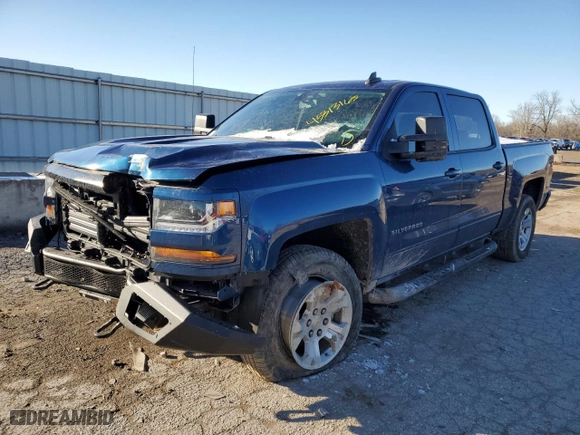 2017 Chevrolet Silverado 1500 LT with VIN 3GCUKREC5HG216579, listed as a Copart auction lot 45313165 with 99,833 mi miles and Salvage Title. Bid and sale history available at carsss.com. Image 1.
