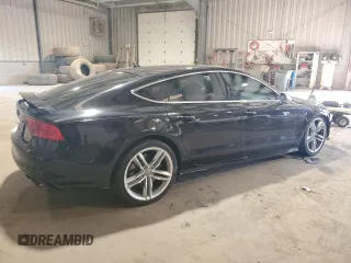 2014 Audi S7 Prestige with VIN WAUW2AFC1EN078774, listed as a Copart auction lot 77233704 with 95,733 mi miles and Salvage Title. Bid and sale history available at carsss.com. Image 3.