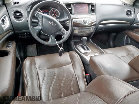 2014 Infiniti QX60 с VIN 5N1AL0MN4EC549719, выставлен на аукционе Copart как лот 58479945 с пробегом 157 320 миль миль и Чистый • Clean title. История ставок и продаж доступна на DreamBid. Изображение 8.