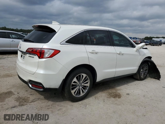 2016 Acura RDX Advance Pkg with VIN 5J8TB3H75GL010107, listed as a Copart auction lot 45338435 with 66,381 mi miles and Salvage Title. Bid and sale history available at carsss.com. Image 3.