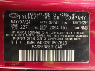 2024 Hyundai Elantra SEL с VIN KMHLM4DG2RU807623, выставлен на аукционе IAAI как лот 42150096 с пробегом 4 030 миль миль и . История ставок и продаж доступна на DreamBid. Изображение 9.