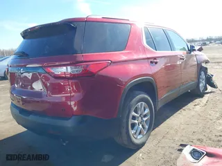 2019 Chevrolet Traverse LT Cloth with VIN 1GNEVGKW3KJ133793, listed as a IAAI auction lot 41668373 with 187,258 mi miles. Bid and sale history available at carsss.com. Image 4.