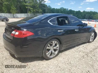 2013 Infiniti M z VIN JN1BY1AP6DM510194, wystawiony jako Copart lot #55293915 z przebiegiem 143 127 mil mil oraz Szkoda całkowita • Salvage title. Historia ofert i sprzedaży dostępna na DreamBid. Obrazek 3.