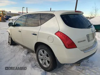 2006 Nissan Murano S with VIN JN8AZ08T26W425013, listed as a Copart auction lot 46355165 with 170,251 mi miles and Salvage Title. Bid and sale history available at carsss.com. Image 2.