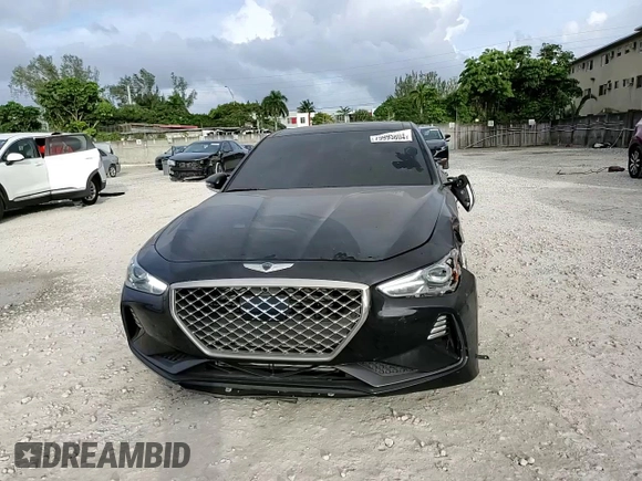 2021 Genesis G70 2.0T z VIN KMTG44LA7MU066768, wystawiony jako Copart lot #79995804 z przebiegiem 19 460 mil mil oraz Nie do naprawy • Non repairable. Historia ofert i sprzedaży dostępna na DreamBid. Obrazek 11.