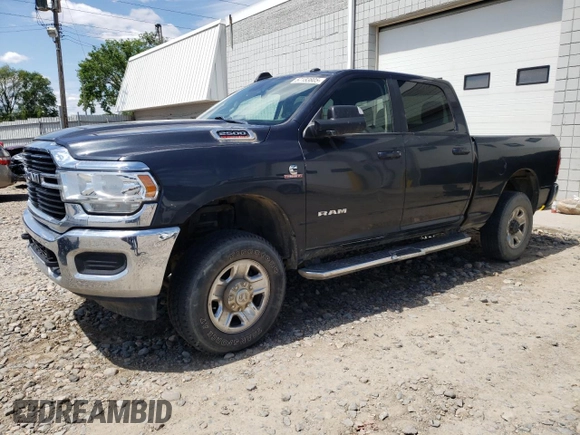 2020 Ram 2500 Big Horn with VIN 3C6UR5DL7LG141230, listed as a Copart auction lot 57183805 with 158,503 mi miles and Clean title. Bid and sale history available at DreamBid. Image 1.