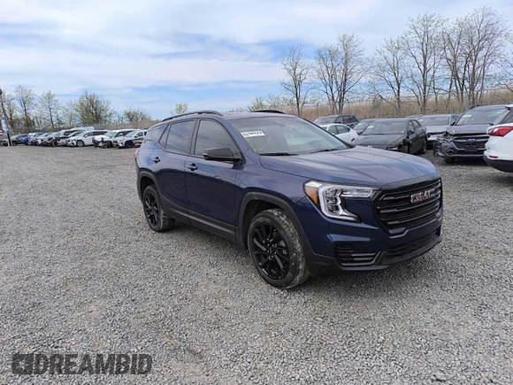 2023 GMC Terrain SLE with VIN 3GKALTEG4PL110618, listed as a Copart auction lot 54388175 with 73,107 mi miles and Salvage Title. Bid and sale history available at carsss.com. Image 3.