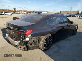 2020 BMW 7 Series 740i xDrive с VIN WBA7T4C07LGF97359, выставлен на аукционе Copart как лот 76987604 с пробегом Не указан миль и Списание • Salvage title. История ставок и продаж доступна на DreamBid. Изображение 3.