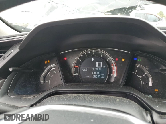 2016 Honda Civic Sedan LX with VIN 19XFC2F55GE089890, listed as a Copart auction lot 48227885 with 150,901 mi miles and Salvage Title. Bid and sale history available at carsss.com. Image 9.