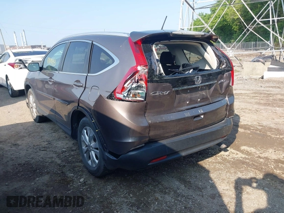 2013 Honda CR-V EX-L with VIN 5J6RM4H77DL077189, listed as a IAAI auction lot 42474493 with 92,410 mi miles and . Bid and sale history available at DreamBid. Image 3.