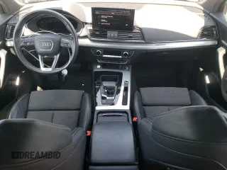2021 Audi Q5 Premium Plus with VIN WA1E2AFY2M2061809, listed as a Copart auction lot 56331075 with 31,631 mi miles and Salvage title. Bid and sale history available at DreamBid. Image 8.