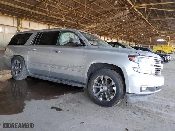 2018 Chevrolet Suburban Premier with VIN 1GNSCJKC7JR104888, listed as a Copart auction lot 68027604 with 69,632 mi miles and Salvage Title. Bid and sale history available at carsss.com. Image 4.