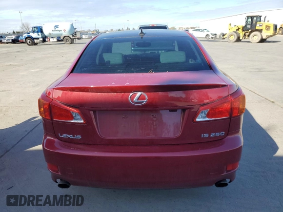 2010 Lexus IS 250 z VIN JTHBF5C26A5129025, wystawiony jako Copart lot #47774755 z przebiegiem 140 886 mil mil oraz Szkoda całkowita • Salvage title. Historia ofert i sprzedaży dostępna na DreamBid. Obrazek 6.