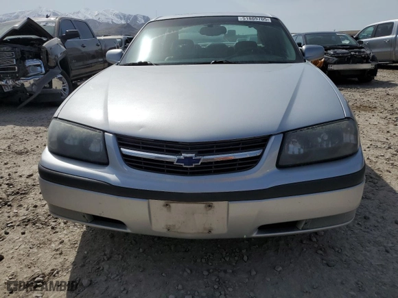 2003 Chevrolet Impala LS with VIN 2G1WH55K639194790, listed as a Copart auction lot 51809705 with 185,071 mi miles and Salvage Title. Bid and sale history available at carsss.com. Image 5.