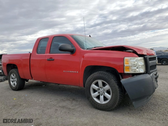 2008 Chevrolet Silverado 1500 Work Truck with VIN 1GCEC19X78Z124132, listed as a Copart auction lot 85165024 with 276,521 mi miles and Salvage Title. Bid and sale history available at carsss.com. Image 4.