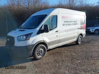 2021 Ford Transit Cargo with VIN 1FTBR1C82MKA66713, listed as a IAAI auction lot 41479187 with 50,415 mi miles and . Bid and sale history available at DreamBid. Image 18.
