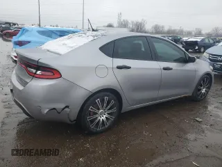 2014 Dodge Dart SXT with VIN 1C3CDFBB1ED693104, listed as a Copart auction lot 52308985 with 168,018 mi miles and Clean Title. Bid and sale history available at carsss.com. Image 3.