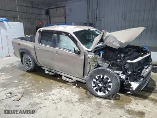 2024 Nissan Frontier PRO-4X with VIN 1N6ED1EK2RN605631, listed as a Copart auction lot 88633685 with 0 mi miles and Salvage Title. Bid and sale history available at carsss.com. Image 4.