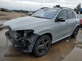 2024 Mercedes-Benz GLE 450 with VIN 4JGFB5KB0RA991140, listed as a Copart auction lot 85146544 with 47,630 mi miles and Clean title. Bid and sale history available at DreamBid. Image 1.